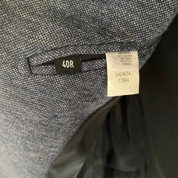 Bonobos Men's Slim Fit Blazer - Navy Blue - 40R - Italian Wool - Fortex Fabric - Picture 3 of 4